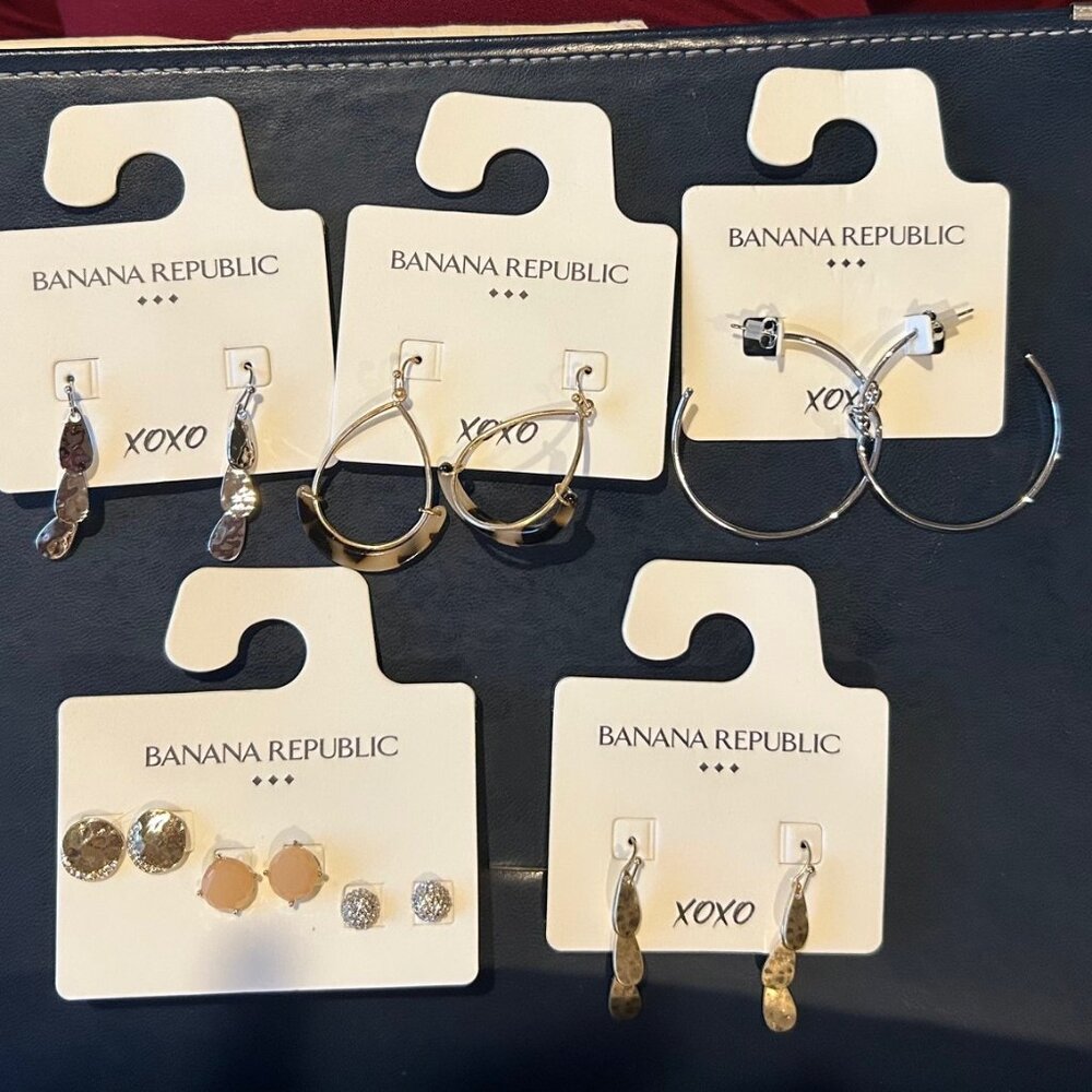 Banana Republic Earrings (7 pairs)